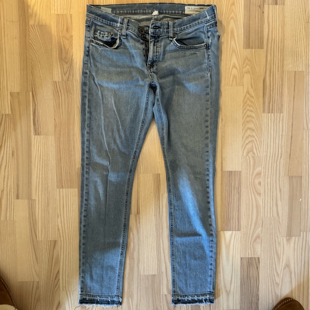 Rag & Bone Light Blue Denim Jeans - Dre Style